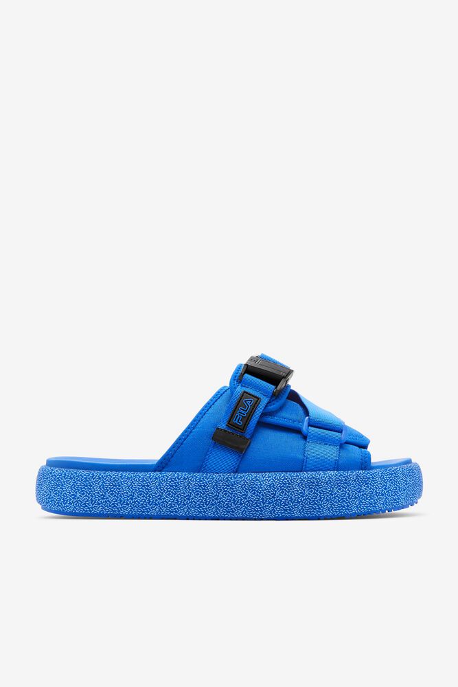 Fila Sandals Mens Blue - Atlas Slide - Philippines 1923567-DE